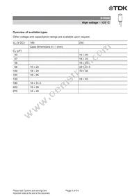 B43896C2147M Datasheet Page 5