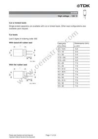 B43896C2147M Datasheet Page 11