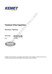 B45196H0686M209 Datasheet Cover