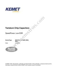 B45197A0687K509 Datasheet Cover