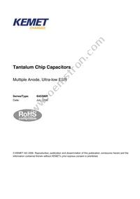 B45396R0108K509V10 Datasheet Cover