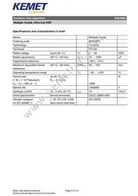 B45396R0108K509V10 Datasheet Page 5