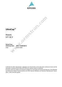 B48611A5903Q012 Datasheet Cover