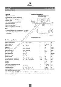 B48611A5903Q012 Datasheet Page 2