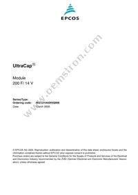 B48621A4205Q006 Datasheet Cover