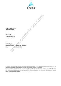 B48621A7105Q018 Datasheet Cover