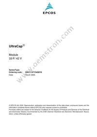 B48621A7334Q018 Datasheet Cover