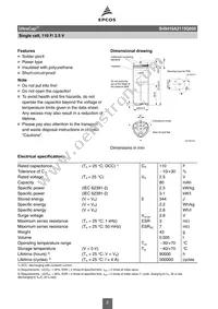 B49410A2115Q000 Datasheet Page 2