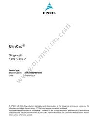 B49410B2186Q000 Datasheet Cover