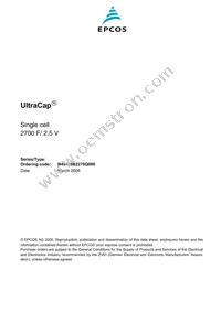 B49410B2276Q000 Datasheet Cover