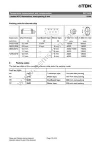 B57164K0330K052 Datasheet Page 12
