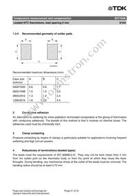 B57164K0330K052 Datasheet Page 21
