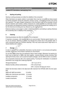 B57164K0330K052 Datasheet Page 23