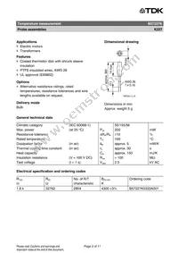 B57227K112J3 Datasheet Page 2