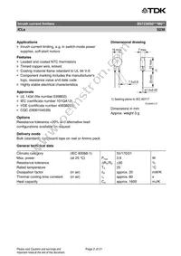 B57238S259M51 Datasheet Page 2