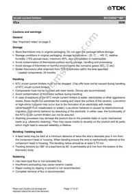 B57238S259M51 Datasheet Page 17