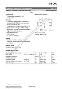 B57251V5472J060 Datasheet Page 2