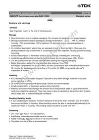 B57261V2333J060 Datasheet Page 21