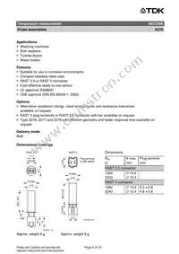 B57276K0482A009 Datasheet Page 2