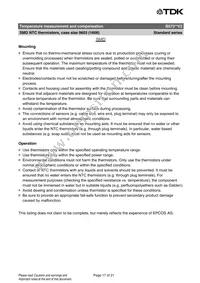 B57311V2331H60 Datasheet Page 17