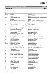 B57350K102J Datasheet Page 15