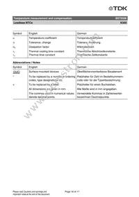 B57350K102J Datasheet Page 16