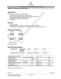 B57423V2473H062 Datasheet Page 2