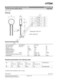 B57464S0400M000 Datasheet Page 3