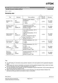 B57464S0400M000 Datasheet Page 5