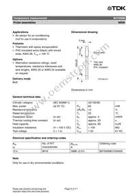 B57500M0103A005 Datasheet Page 2