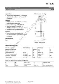 B57514K0493A001 Datasheet Page 2