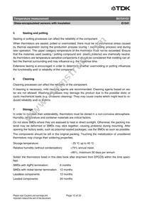 B57541G1104F000 Datasheet Page 15