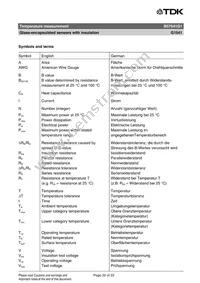 B57541G1104F000 Datasheet Page 20