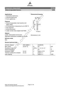 B57550G0104F000 Datasheet Page 2