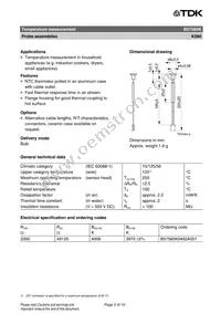 B57560K493A1 Datasheet Page 2