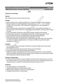 B57621C5103K062 Datasheet Page 19