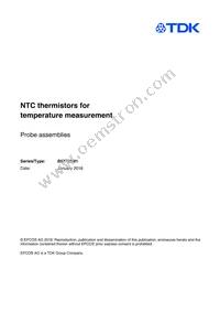 B57703M1104A002 Datasheet Cover