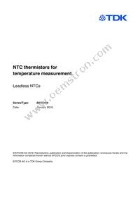 B57820M0841A004 Datasheet Cover