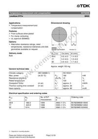 B57820M0841A004 Datasheet Page 2