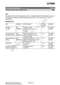 B57863S0303G040 Datasheet Page 3