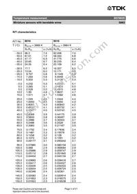 B57863S0303G040 Datasheet Page 5