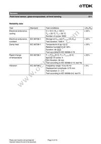 B59011E0160A040 Datasheet Page 4