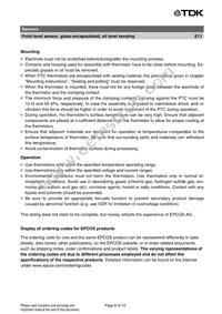 B59011E0160A040 Datasheet Page 6