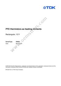 B59041R0080A010 Datasheet Cover