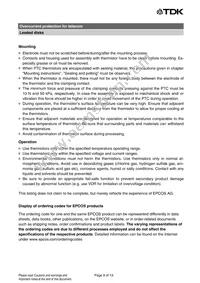 B59098C1100B051 Datasheet Page 9