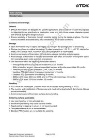 B59314A0120B010 Datasheet Page 5