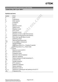 B59754C0120A070 Datasheet Page 20