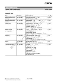 B59860C120A54 Datasheet Page 4