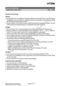 B59860C120A54 Datasheet Page 12