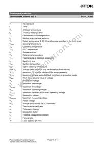 B59860C120A54 Datasheet Page 15